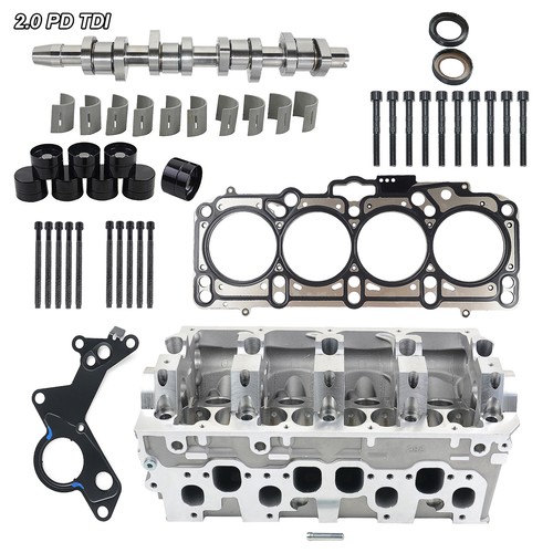 Testata albero camme e - testata, a