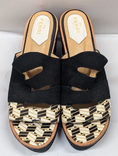 Sandali fendi scamosciati - fendi,