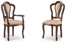 SEDIA/CAPOTAVOLA IN LEGNO IMBOTTITA E RIVESTITA CON TESSUTI E ECOPELLE LUSSO 101