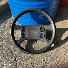 VOLANTE GOLF GTI MK1 1° serie Originale in PELLE D'Epoca Collezione