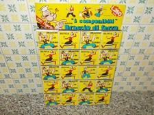 ESPOSITORE/CONTENITORE BOX 20 SCATOLE BRACCIO DI FERRO GIOCAS 197? NEW SIGILLATE