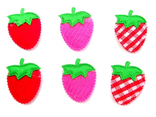 Lot appliques tissus - tissus,