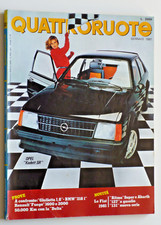 QUATTRORUOTE  1981 N.303  Confronto tra Giulietta 1.8-BMW 318i,Fiat127 a gasolio