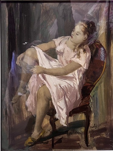 Ragazza che mette calze di - calze,