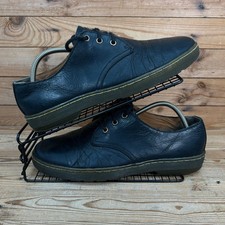 Scarpe da ginnastica Dr Martens da uomo taglia UK 9,5 Coronado nere in morbida pelle Wyoming