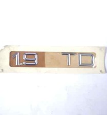 Original OE Scritta Stemma "1.9 TD" ALFA ROMEO 147 156 INCOMPLETA New Old Stock