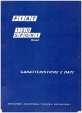 FIAT 128 SPORT coupè - CARATTERISTICHE E DATI - ORIGINALE - 1971