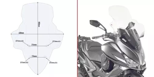 Givi d6104st solo parabrezza - solo,