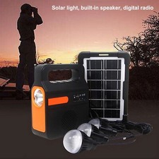 Generatore Solare Centrale Elettrica Portatile 220V con Kit Pannello Solare Luce Campeggio Nuovo