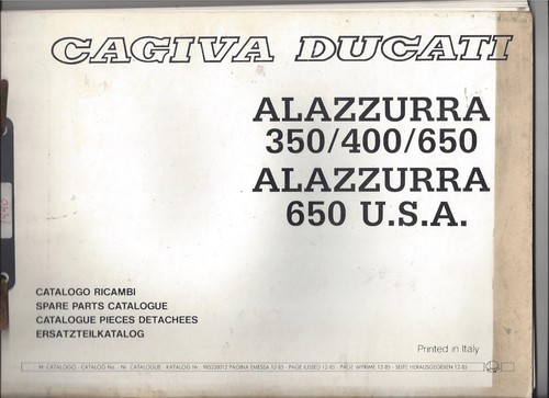 Catalogo ricambi cagiva ducati - ricambi,
