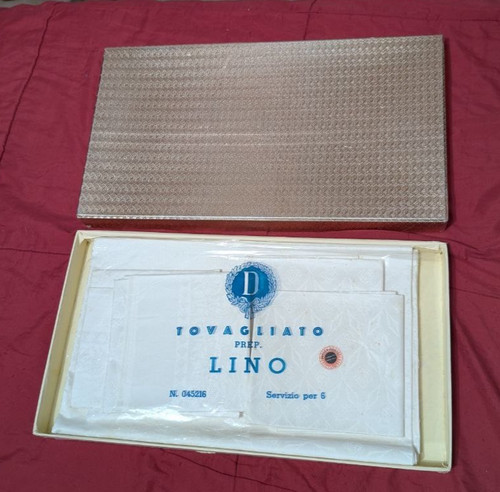 Tovaglia servizio per lino - servizio, d
