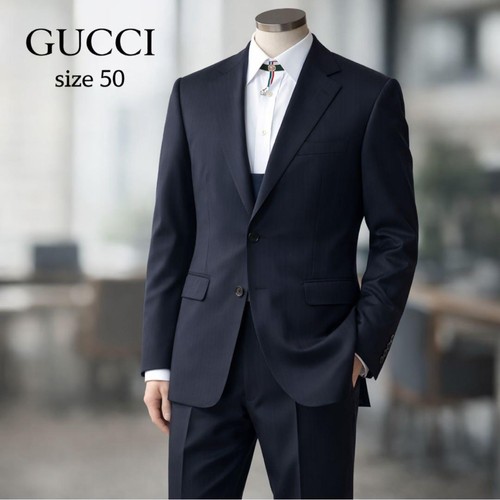 Gucci tuta setup righe navy - tuta,