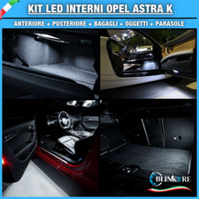 KIT FULL LED INTERNI OPEL ASTRA K B16 DAL 2015 AL 2021 COMPLETO CANBUS NO ERRORE