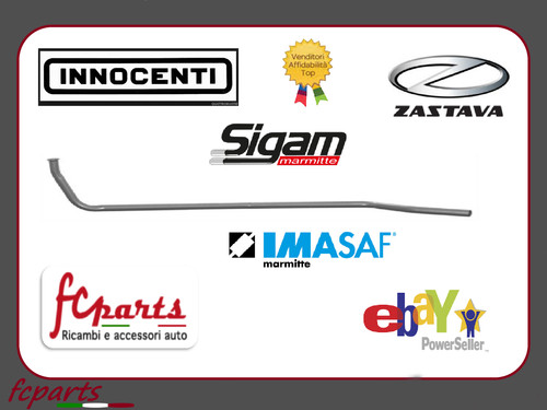 Tubo gas scarico anteriore - ,