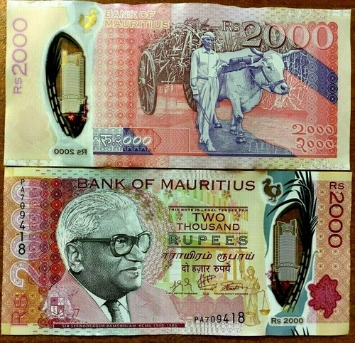 Mauritius 2000 rupie nuovo - 2000,