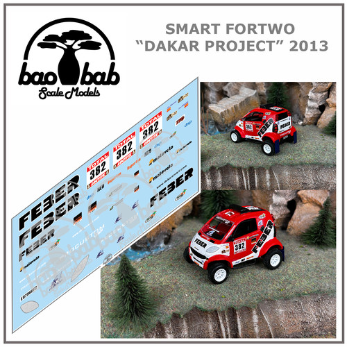 Calcas smart fortwo - calcas, 1/43