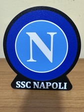 Logo SSC Napoli Calcio logo calcio stemma 3D insegna quadro