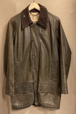 Barbour Classic Beaufort Giacca Pelle Marrone Uomo Media 40-42in