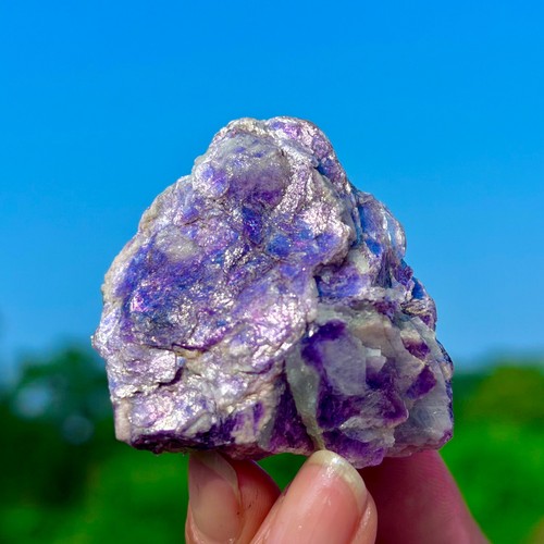 Cristallo lepidolite viola - di,