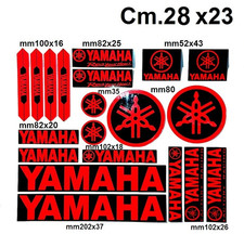 ROSSO/NERO Adesivi 20 YAMAHA