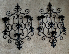 DUE APPLIQUE DA PARETE FLEUR