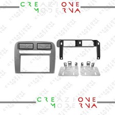 MASCHERINA RADIO 2DIN FIAT GRANDE PUNTO MONITOR STEREO ADATTATORE PLANCIA GRIGIO