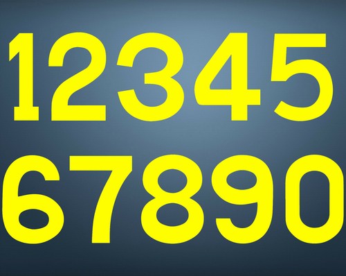 Numeri per maglia calcio - calcio, anni