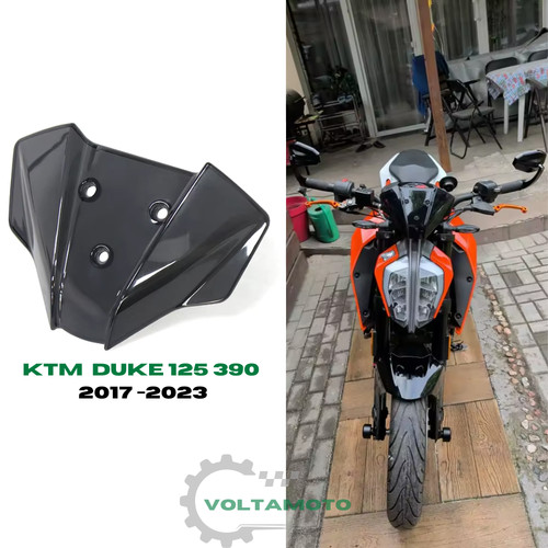 Parabrezza cupolino nero ktm - parabrezza,