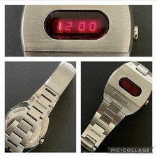 OROLOGIO WATCH BULOVA BIG BLOCK N4 LED SPACE VINTAGE