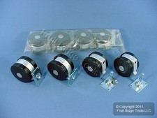 8 ruote gemellate girevoli e