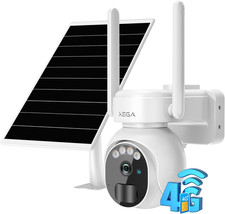 3G/4G LTE Telecamera Solare Esterno Con SIM Scheda 2K HD PTZ Telecamere Senza Fi