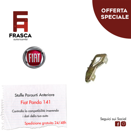 Staffa paraurti anteriore - staffa,
