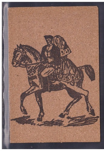 Cartolina sughero coppia a - in,
