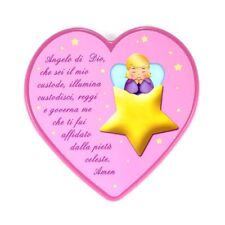 Quadretto laccato cuore rosa