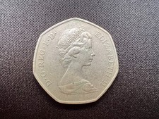 50 pence 1973. Elizabeth II
