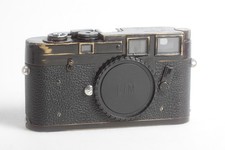 Leica M3 Black Paint custodia riverniciata modificata su M4 (autoscatto...)