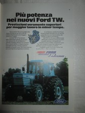 FORD TW TRATTORI  Pubblicita'  Advertising  ORIGINALE  1983