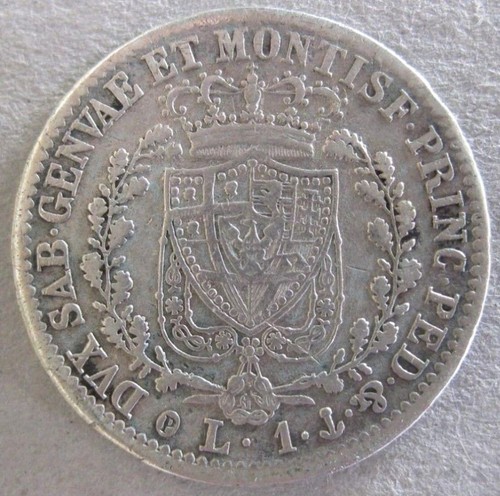 Italie sardaigne lira 1828 - lira,