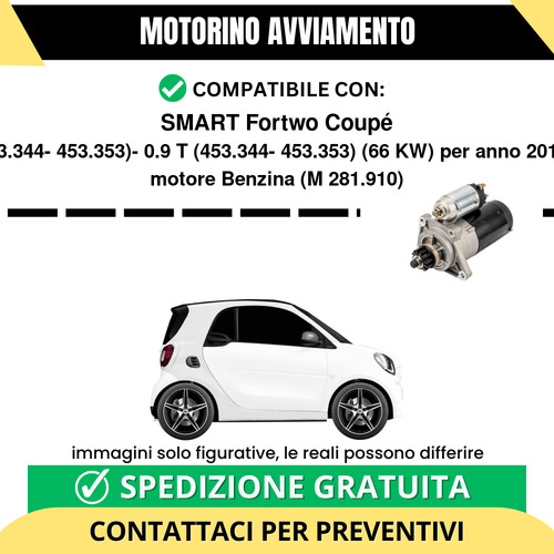 Motorino avviamento smart - motorino,