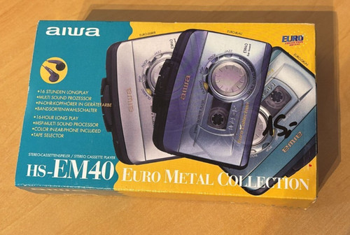 Aiwa em40 lettore - aiwa, cassette