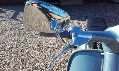 Lambretta handlebar mirror - lambretta,