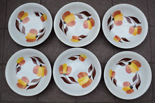 SET DI 6 PIATTI FONDI DA TAVOLA CERAMICA GALVANI PORDENONE GALLETTO