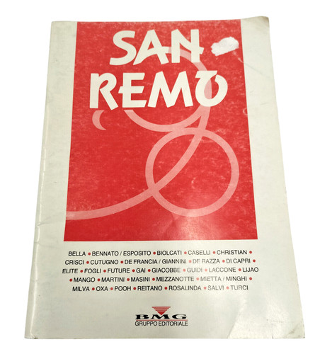 Sanremo 1990 raccolta spartiti - raccolta,