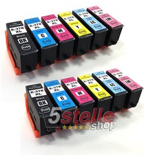 KIT 12 CARTUCCE XL PER EPSON XP-8500 XP-8505 XP-8600 XP-8605 XP-8700
