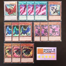 LOTTO 14 CARTE DRAGO ROSA NERA