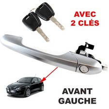 Poignée + barillet serrure