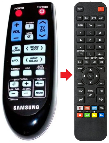Telecomando adatto per samsung - per,