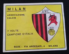 ***CALCIATORI PANINI 1961/62 PRIMA EDIZIONE OPACA*** SCUDETTO MILAN !!!