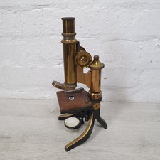 Antique Brass Microscope