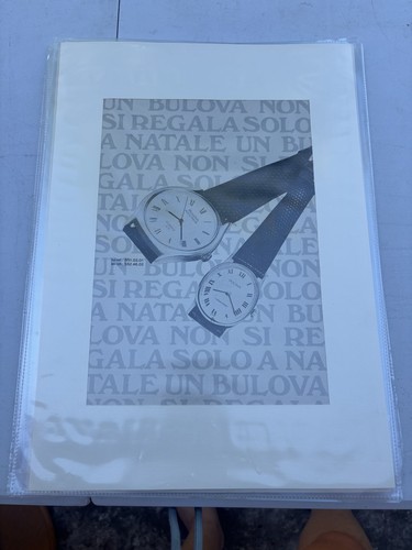 Pubblicità bulova non - pubblicità,
